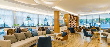 Sala de estar en el lobby