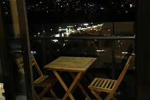 Deluxe Apartment, 1 Bedroom, City View (12-01) | Balcony view