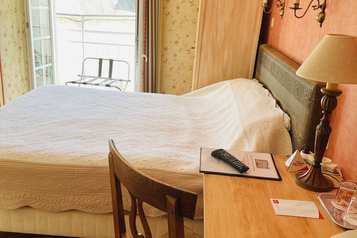 double room | individually decorated, individually furnished, blackout curtains