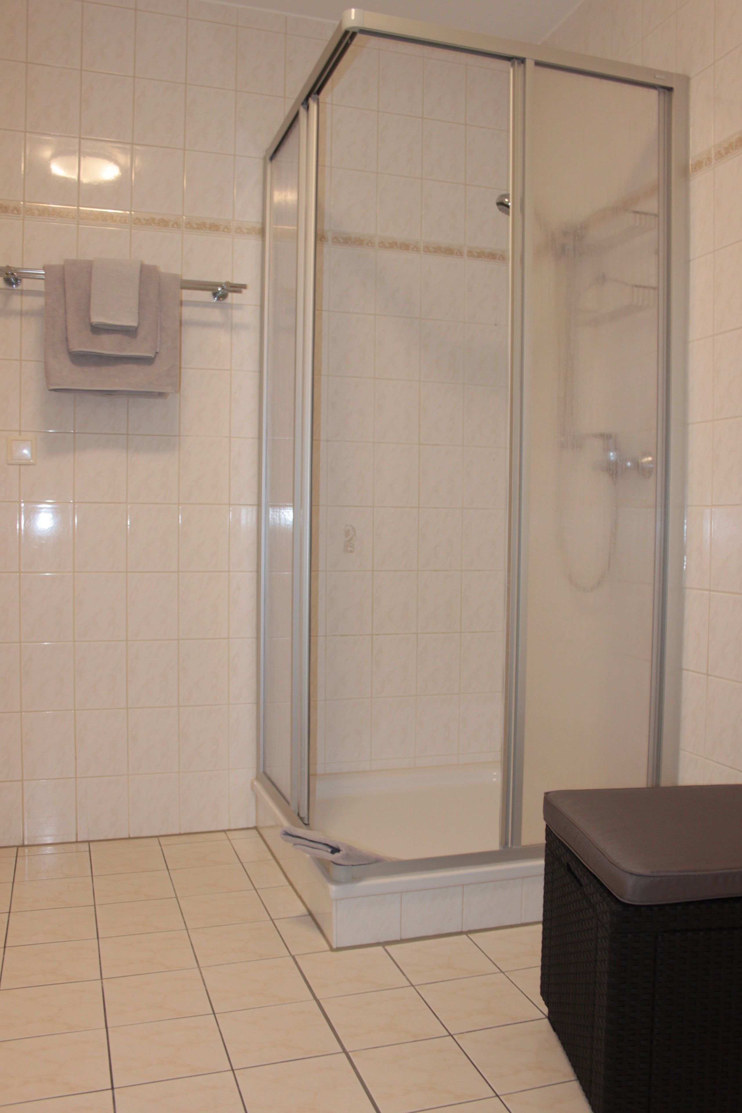 Apartment | Dusche im Bad