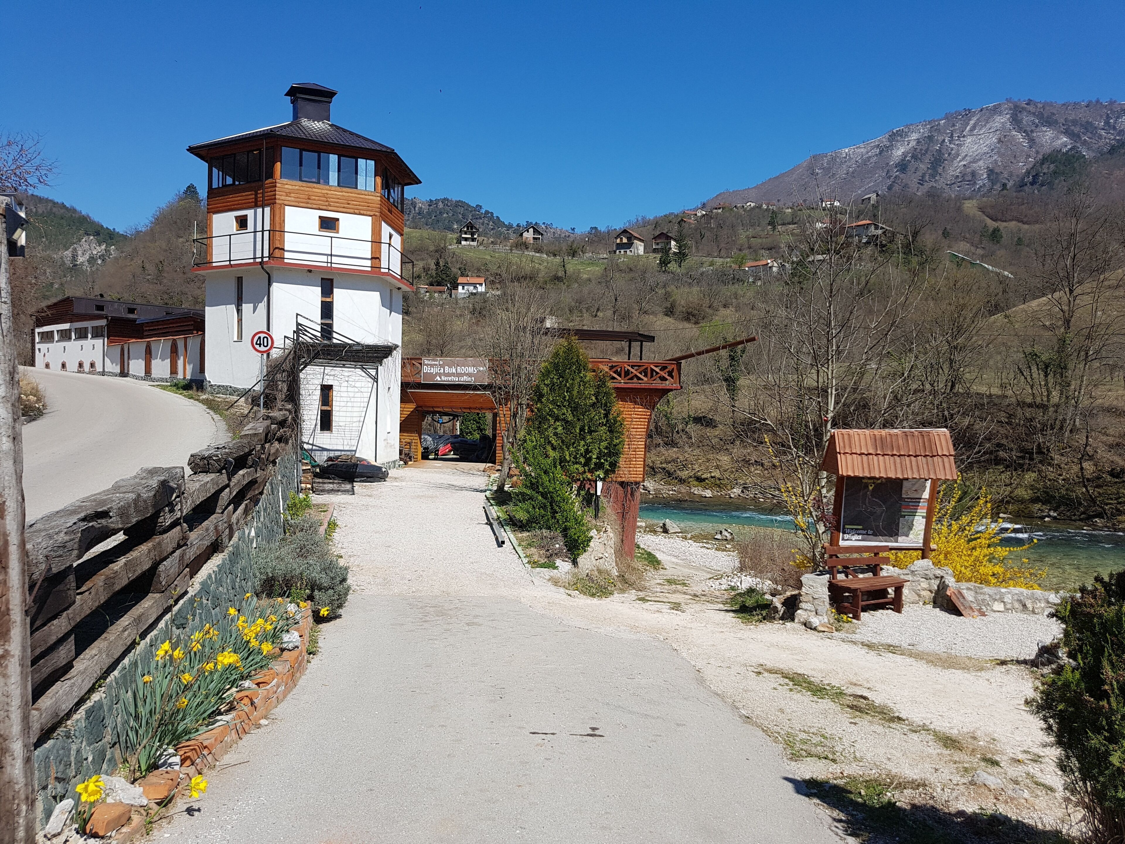 Fassade der Unterkunft