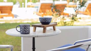 Deluxe Double or Twin Room, Pool View | Balcony view