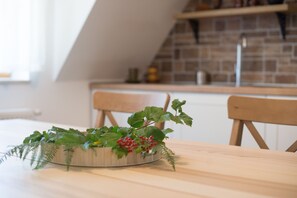 Apartamento de diseño, 1 habitación | Servicio de comidas en la habitación