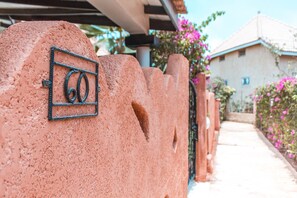 Fassade der Unterkunft