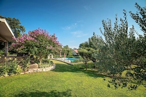 Blick auf den Garten