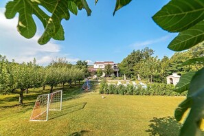 Blick auf den Garten