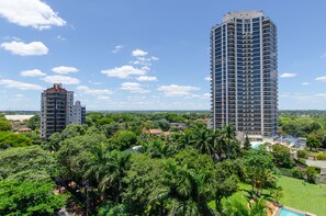 Deluxe Apartment, Multiple Beds | Balcony view