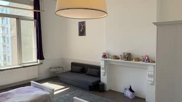 Individually decorated, individually furnished, desk, iron/ironing board