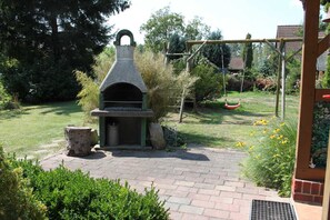 BBQ/picnic Area - Ferienhaus Eisvogel (Lübbenau/Spreewald)