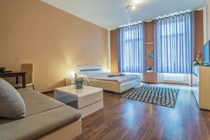 Desk, iron/ironing board, free WiFi, bed sheets