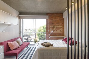 Design Studio, 1 Queen Bed with Sofa bed | View from room