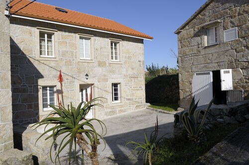 Rustikales Haus mit Meerblick
