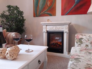 Fireplace - Ferienwohnung Nachtigall (Lübbenau/Spreewald)