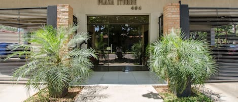 Majoituspaikan sisäänkäynti