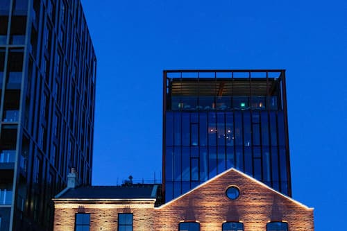 Front of property - evening/night