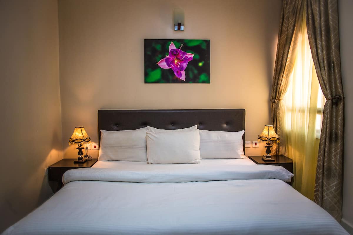 Estúdio superluxo | 1 quarto, Wi-Fi de cortesia, roupa de cama