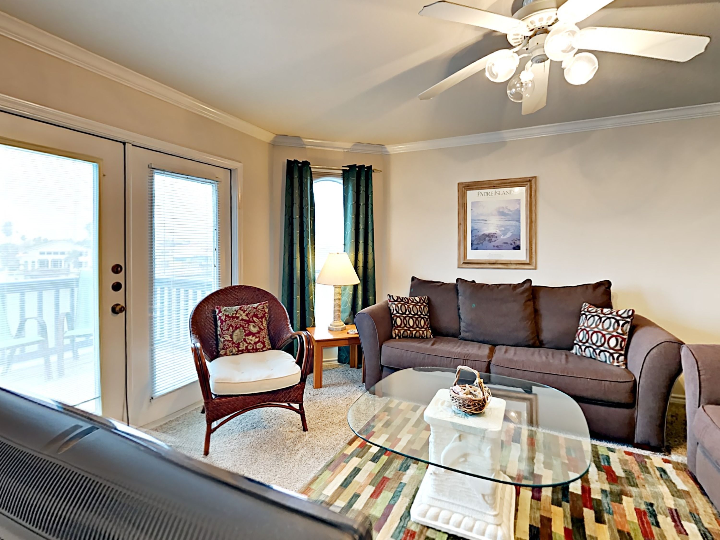 42-inch TV with satellite channels