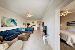 42-inch TV with satellite channels