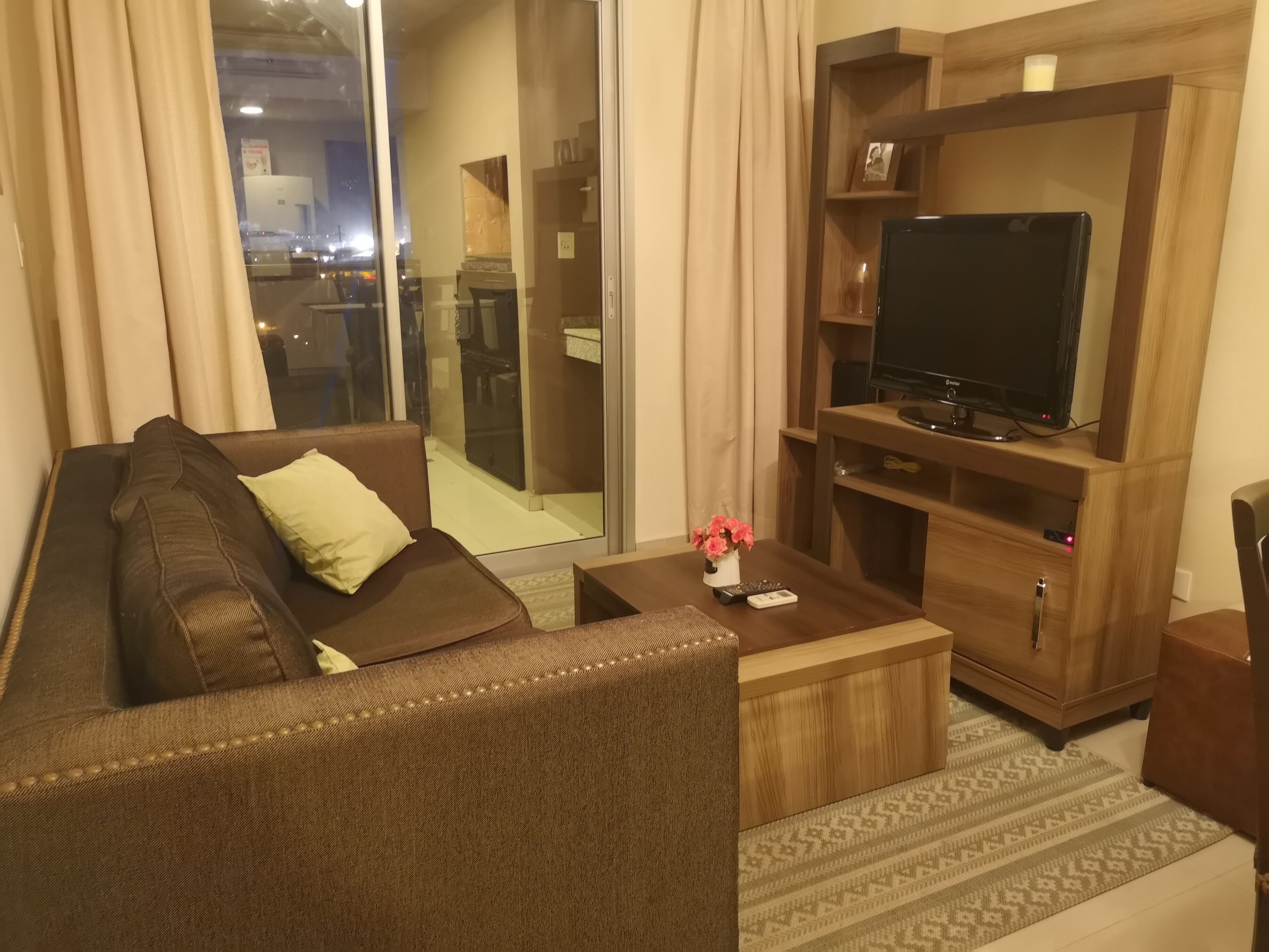 business apartment | living room | 38-inch flat-screen tv with cable channels, tv