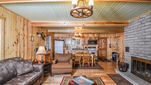 House, Multiple Beds, Kitchen | Living room - Sleepy Pines (Swanton)