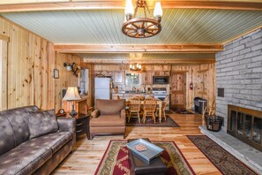 House, Multiple Beds, Kitchen | Living room - Sleepy Pines (Swanton)