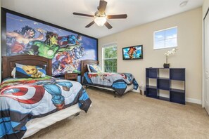 6 bedrooms, iron/ironing board, travel cot, free WiFi