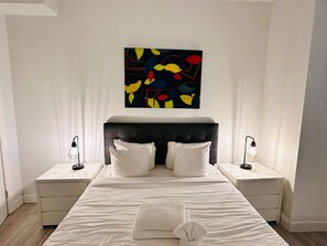 2 bedrooms, iron/ironing board, travel crib, WiFi