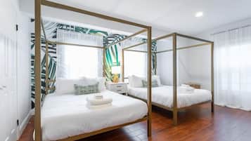 3 bedrooms, iron/ironing board, travel cot, WiFi