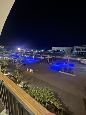 Studio Pool View 3211 | Terrace/patio - Aldau Heights apartments (Hurghada)