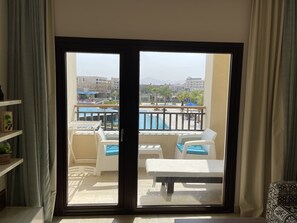 Studio Pool View 12209 | Terrace/patio - Aldau Heights apartments (Hurghada)