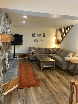 TV connectée, cheminée