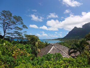 Superior-Bungalow, Blick auf die Lagune | Blick vom Balkon