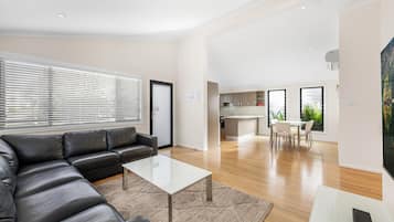 Executive Cabin | Living area | Flat-screen TV, video-game console, DVD player