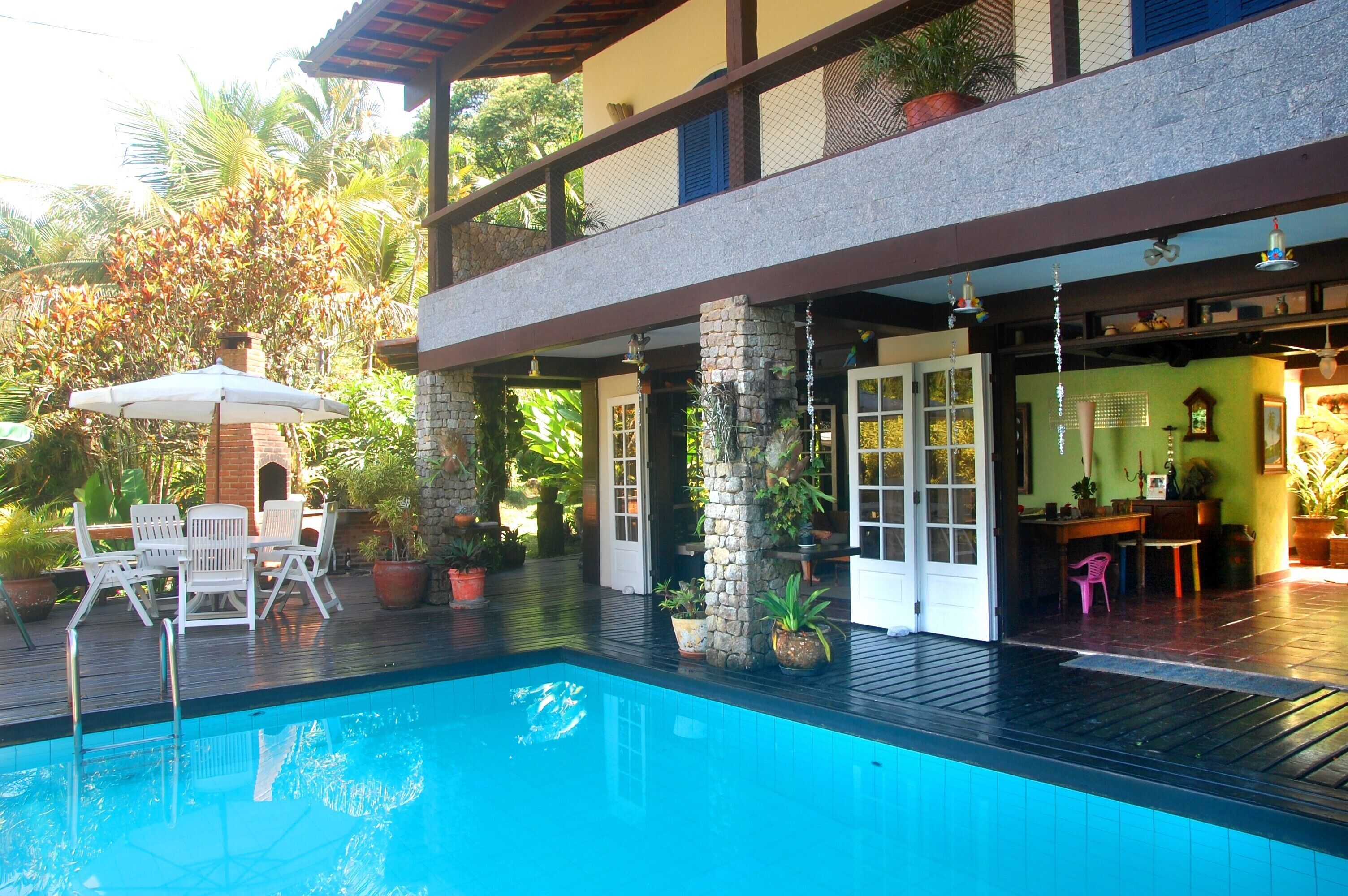 Indoor pool, outdoor pool