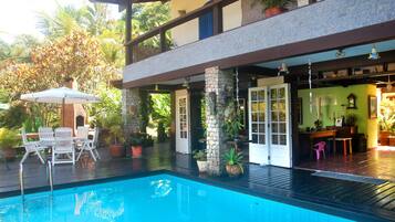Indoor pool, outdoor pool