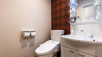 Double Room | Bathroom | Separate tub and shower, free toiletries, hair dryer, electronic bidet