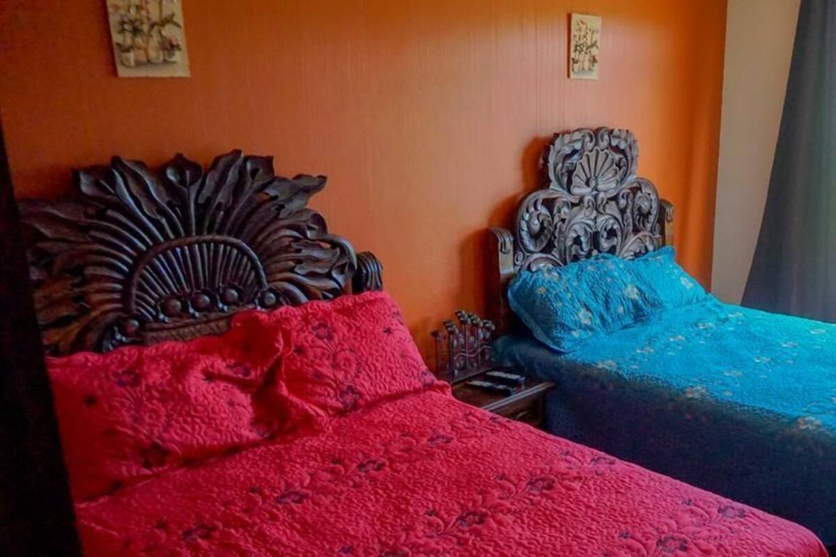 Individually decorated, individually furnished, blackout curtains