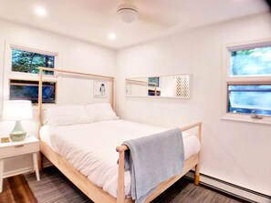 3 quartos, roupas de cama de algodão egípcio, cofres nos quartos