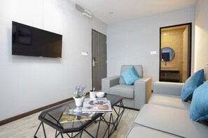Apartamento | 1 quarto, cofres nos quartos, individualmente decorados