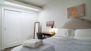 2 chambres, fer et planche Ă repasser, Wi-Fi, draps fournis
