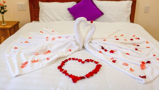 Double Room | Blackout drapes, iron/ironing board, WiFi (free), individually furnished - Villa Ngoc An (Cam Ly - Da Lat)