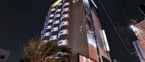 Front of property - evening/night
