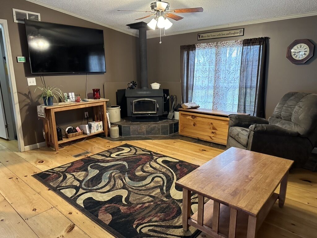 TV connectée, cheminée, jeux vidéo, livres