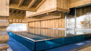 Sauna, steam room, body treatments, body wraps, body scrubs, facials