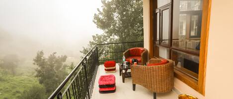 Cozy Room (AC) | Balcony view