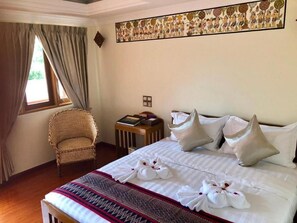 Minibar, desk, blackout curtains, soundproofing