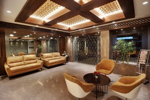 Sitteområde i lobbyen