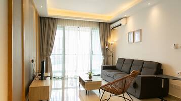 Lejlighed - 3 soveværelser | Stue | Fladskærms-tv