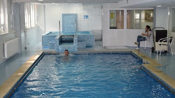 Indoor pool, seasonal outdoor pool