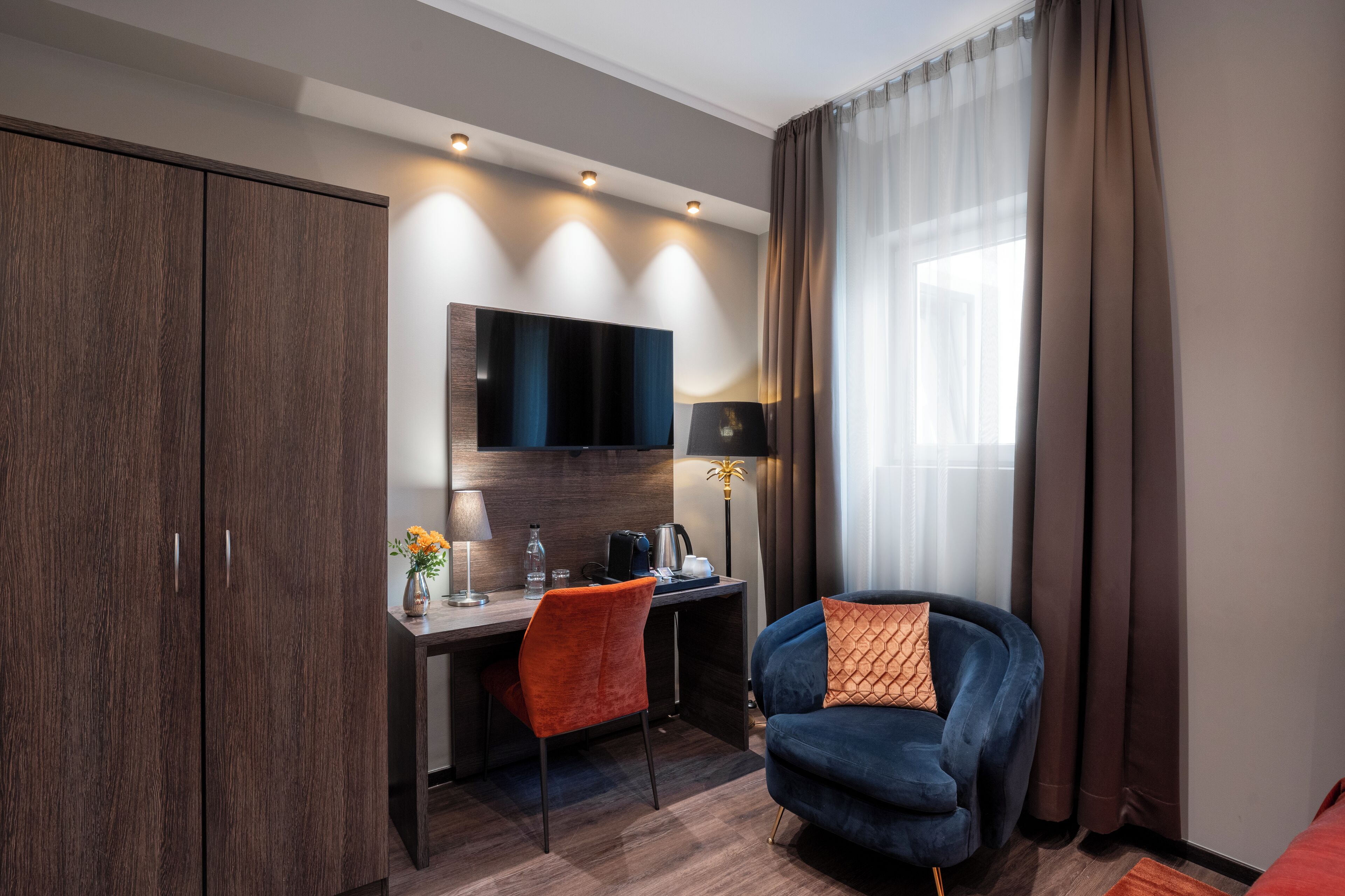 Deluxe-Doppelzimmer | Allergikerbettwaren, Zimmersafe, laptopgeeigneter Arbeitsplatz